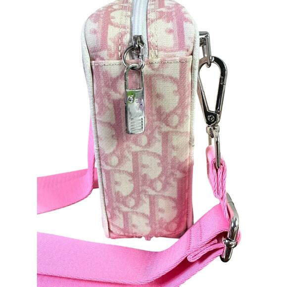 Christian Dior Trotter No. 2 Pink & White Crossbody Bag (CDXX125) - Picture 6 of 8